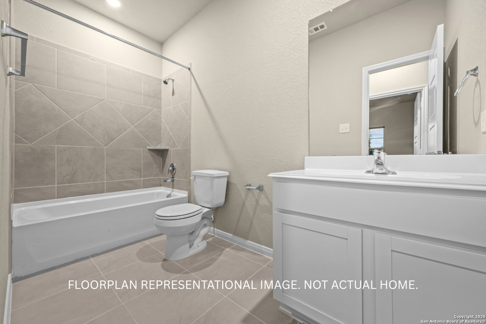 1164 Limestone Ridge Seguin, TX 78155 - Photo 36 of 45 a bathroom with a sink a toilet and a bathtub