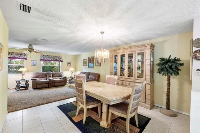 a view of a livingroom and dining room