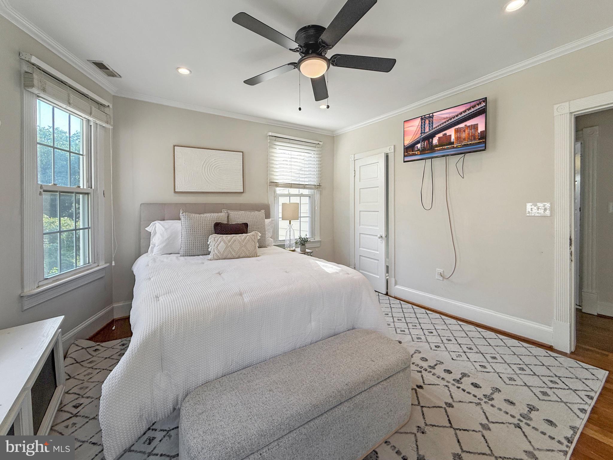3216 18th Street Northeast Washington, DC 20018 - Photo 18 of 47 Bright and airy bedroom retreat.