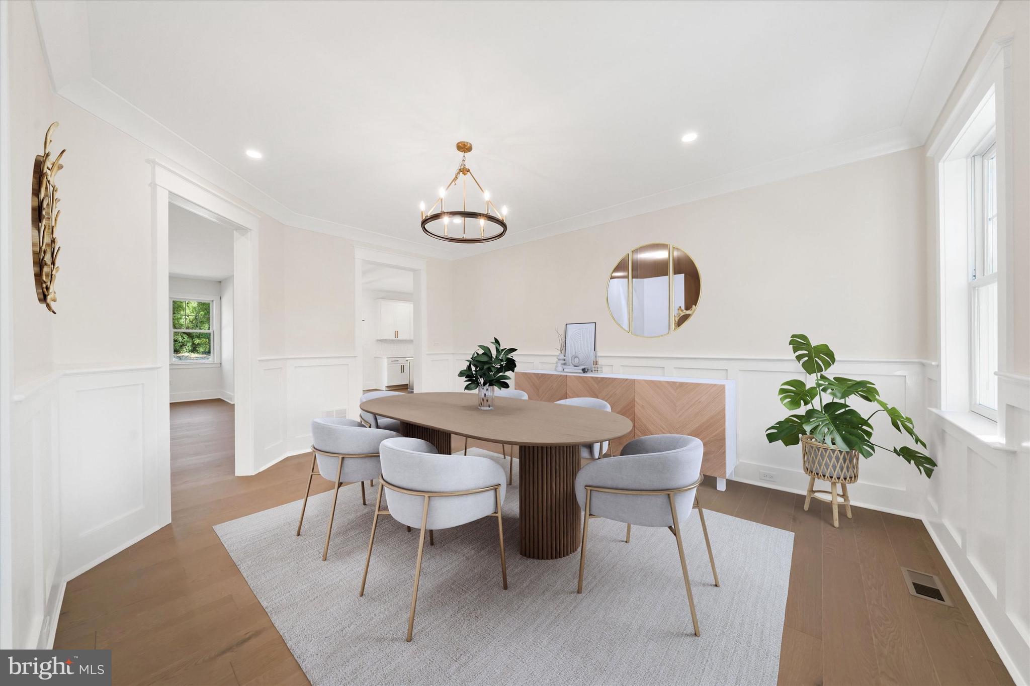 567 Southwood Road Hockessin, DE 19707 - Photo 6 of 54 a view of a dining room with furniture window and wooden floor