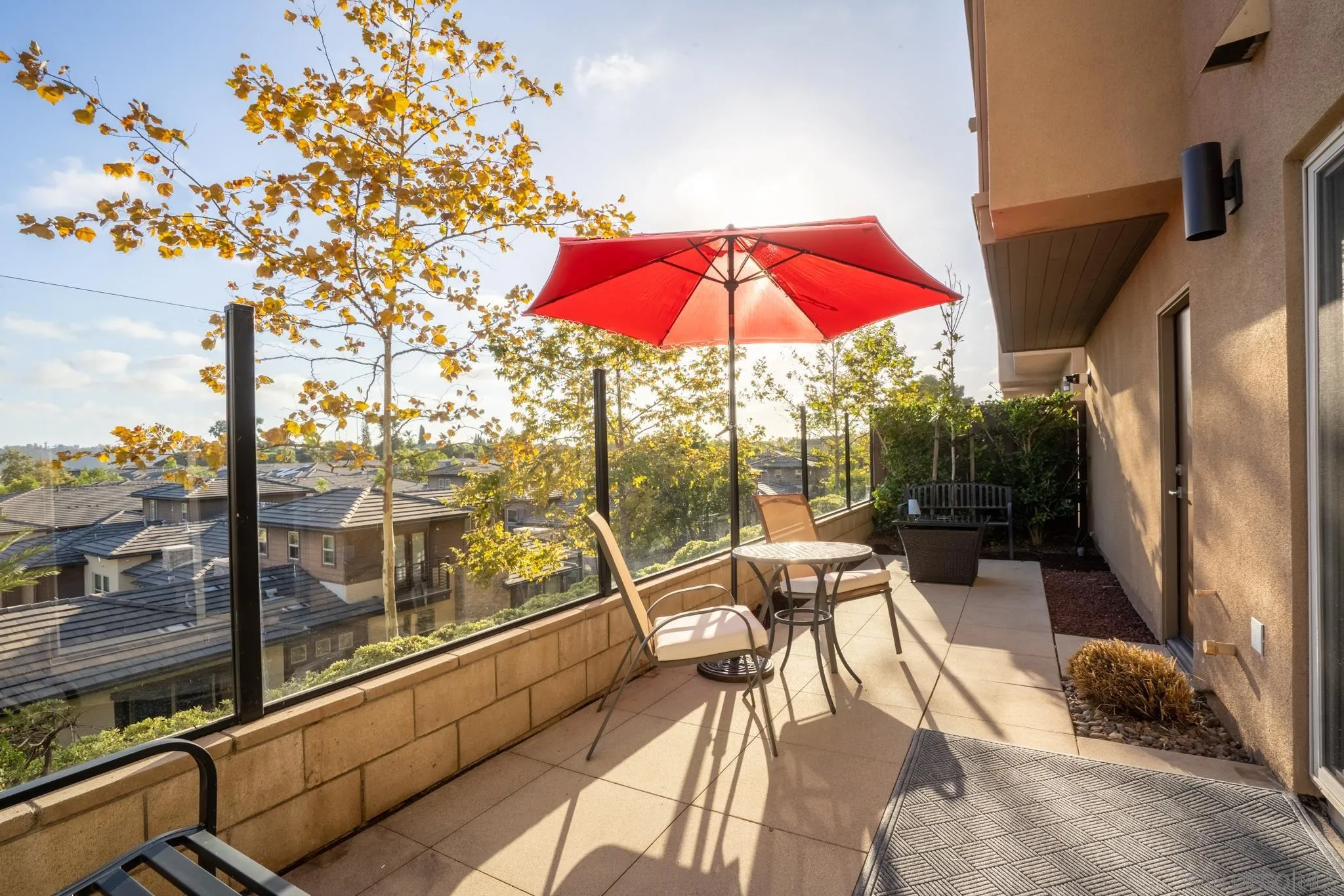8347 Ridge Court San Diego, CA 92108 - Photo 30 of 63 an outdoor view from a balcony with furniture