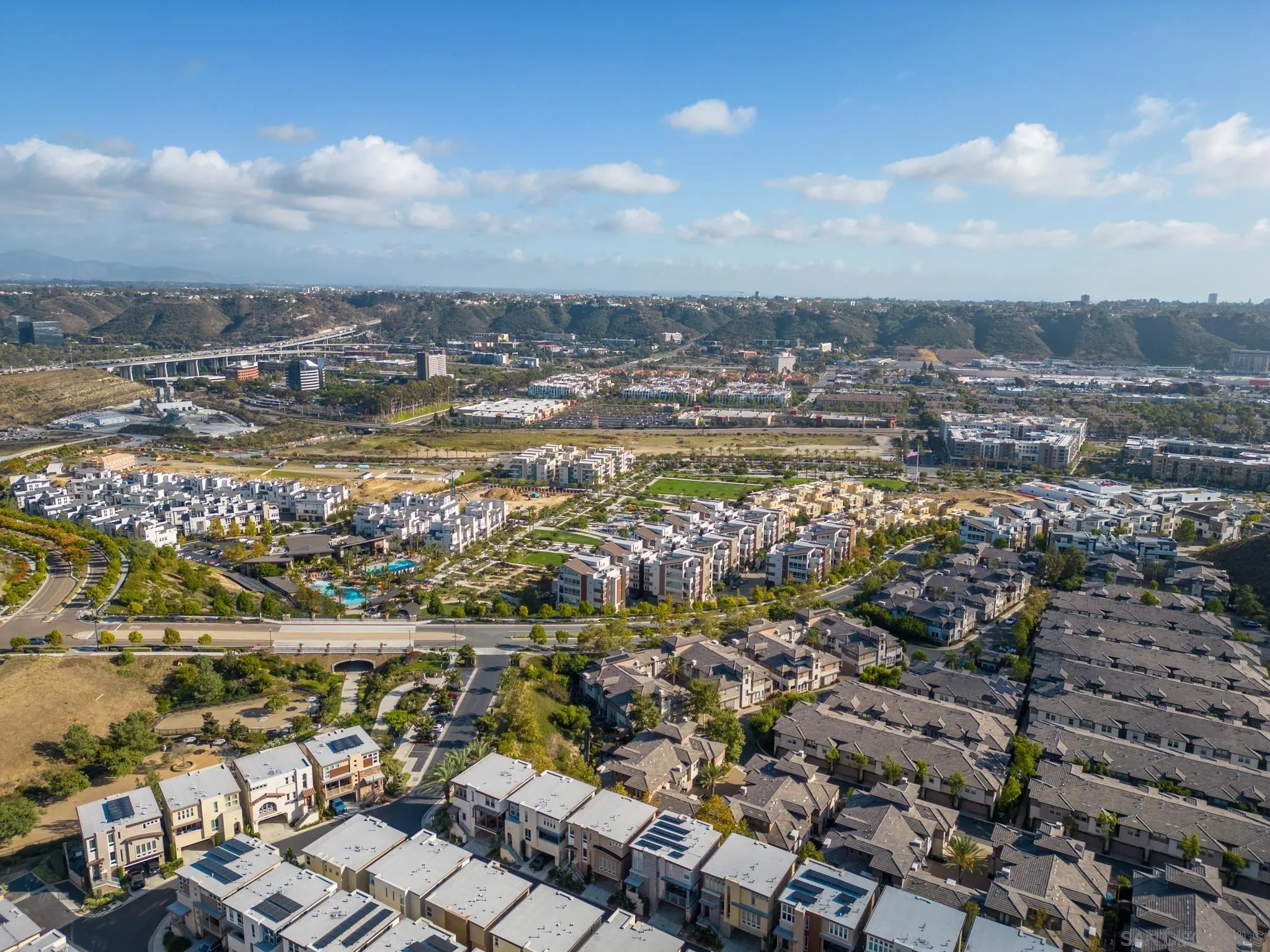 8347 Ridge Court San Diego, CA 92108 - Photo 40 of 63 an aerial view of residential building with parking space