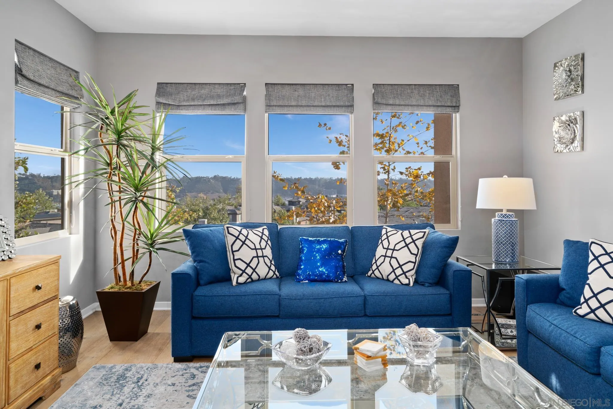 8347 Ridge Court San Diego, CA 92108 - Photo 6 of 63 a living room with furniture and a large window