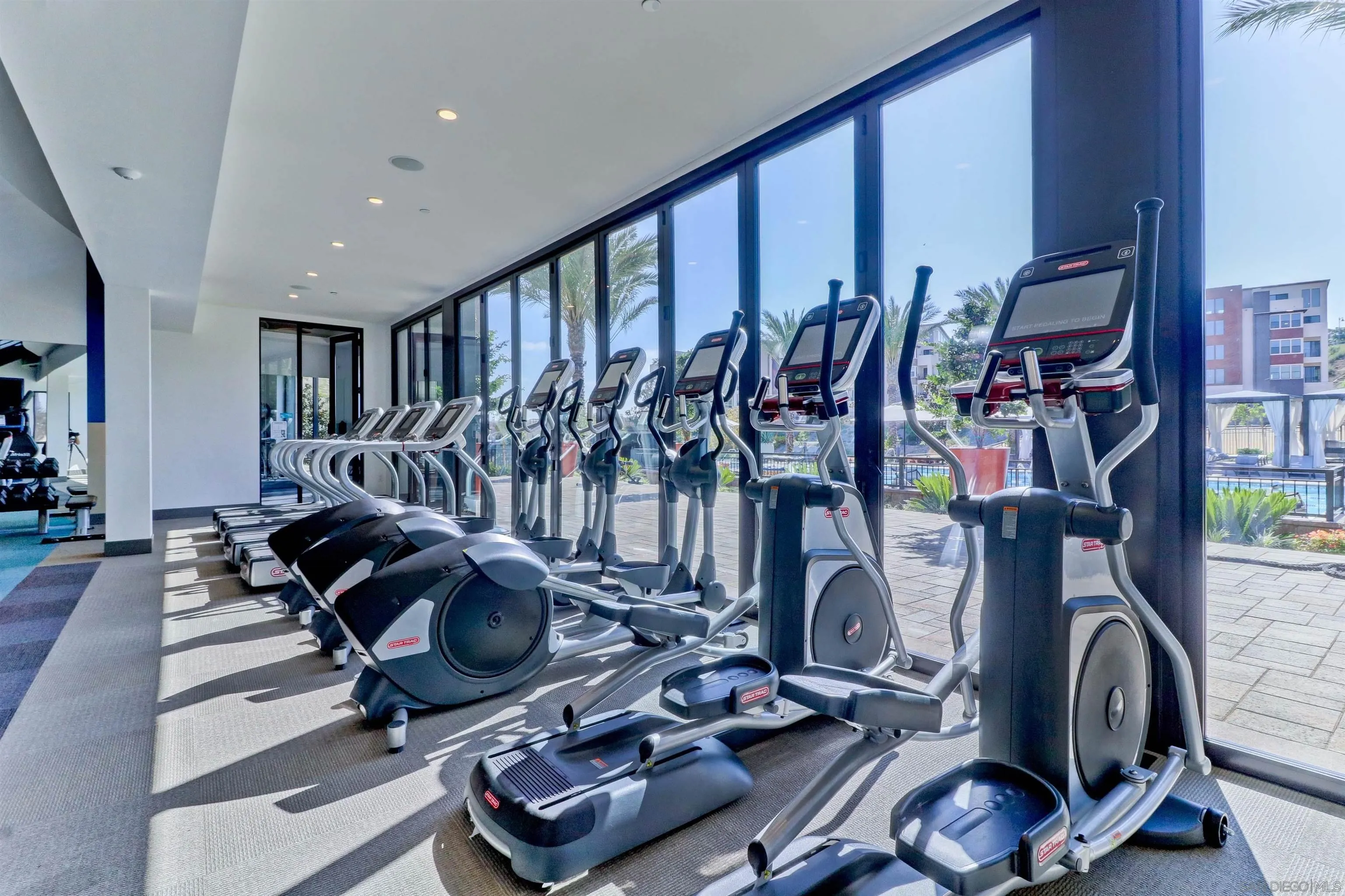 8347 Ridge Court San Diego, CA 92108 - Photo 61 of 63 a view of a room with gym equipment