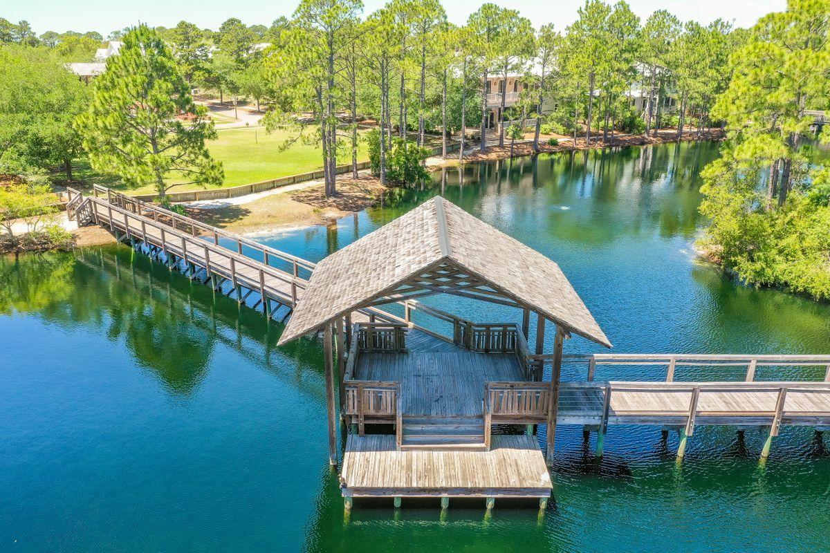 Lot 47 Pontchartrain N Santa Rosa Beach Santa Rosa Beach, FL 32459 - Photo 7 of 21 a view of a wooden deck and lake view
