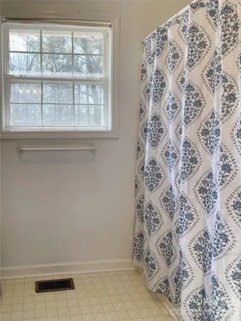 a view of a window in a room