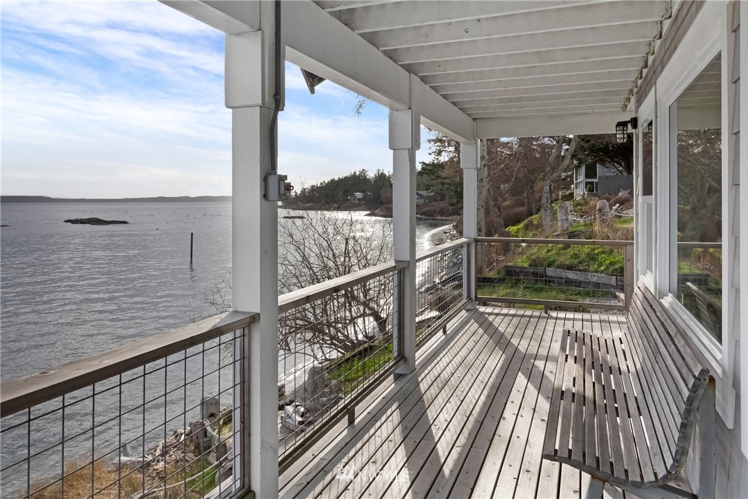3051 Pear Point Road Friday Harbor, WA 98250 - Photo 11 of 39 a view of a balcony