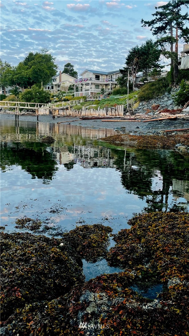 3051 Pear Point Road Friday Harbor, WA 98250 - Photo 32 of 39 a view of a lake with large trees