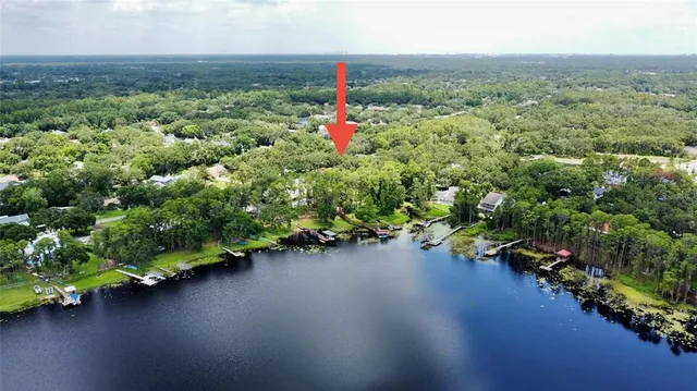 a view of a street with houses