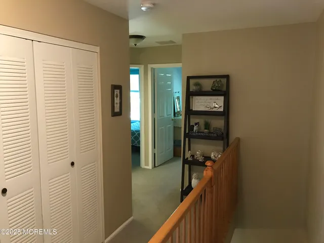 a view of a hallway with a hallway