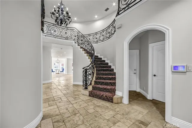 a view of entryway with a front door