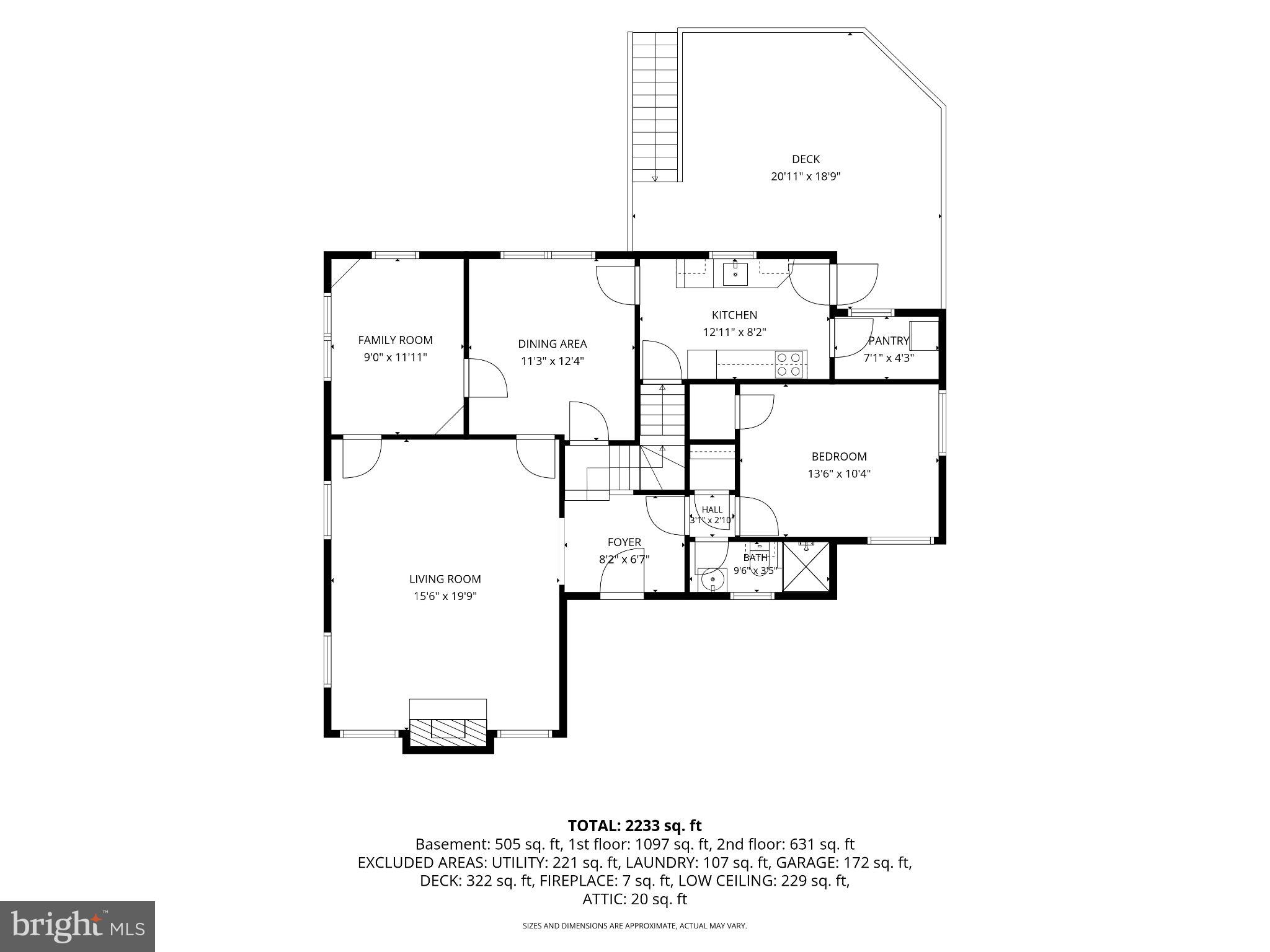 600 Hastings Road Baltimore, MD 21286 - Photo 63 of 64 Main Level Floor Plan