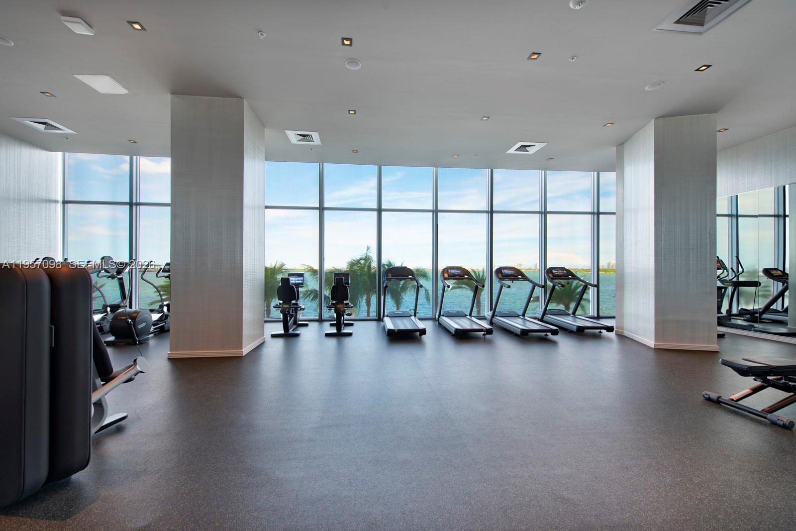 2900 Northeast 7th Avenue, Unit 3701 Miami, FL 33137 - Photo 20 of 23 a view of a room with gym equipment