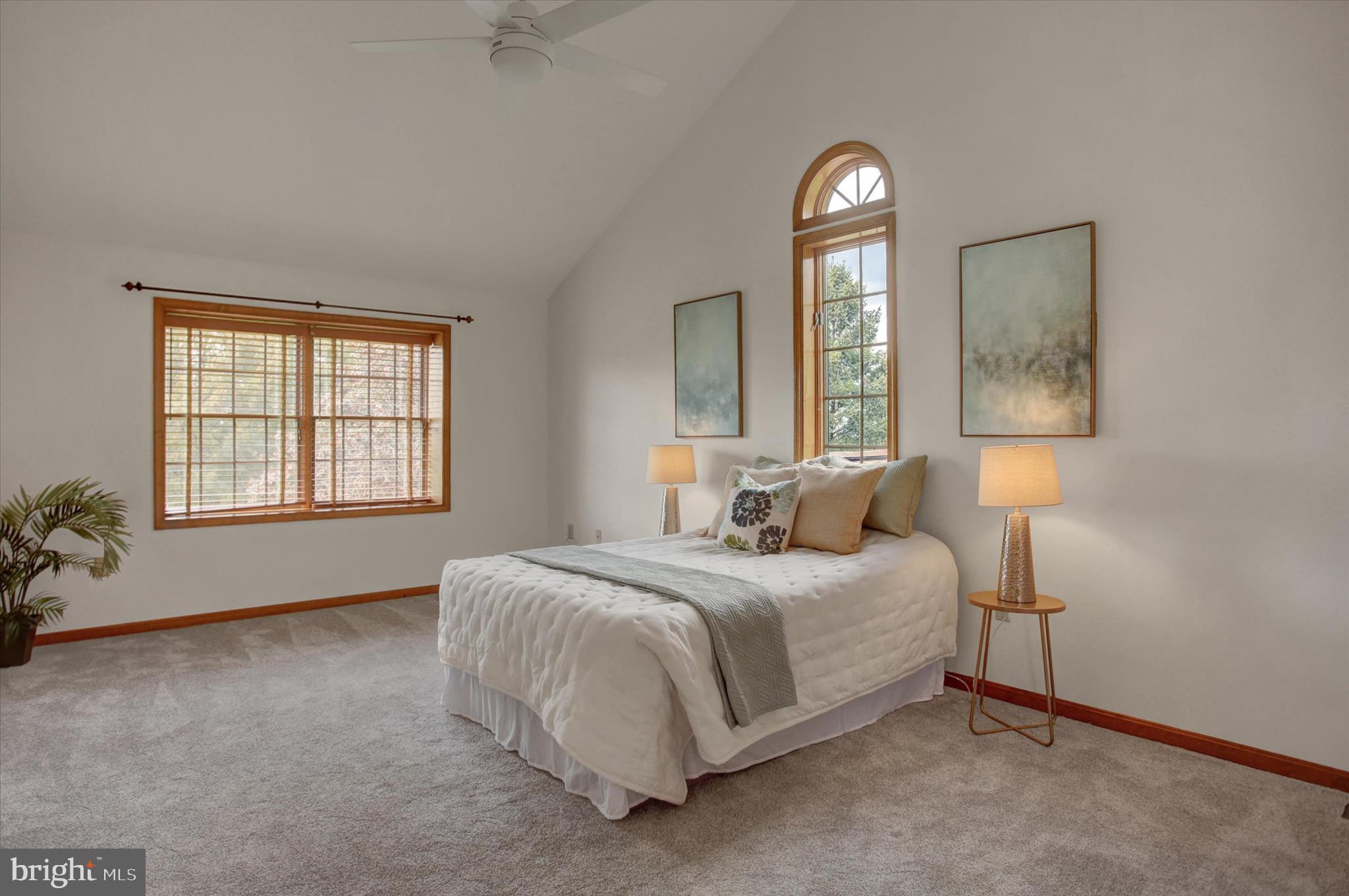 8001 Mapleville Road Boonsboro, MD 21713 - Photo 54 of 83 Primary Bedroom w/ Cathedral Ceilings