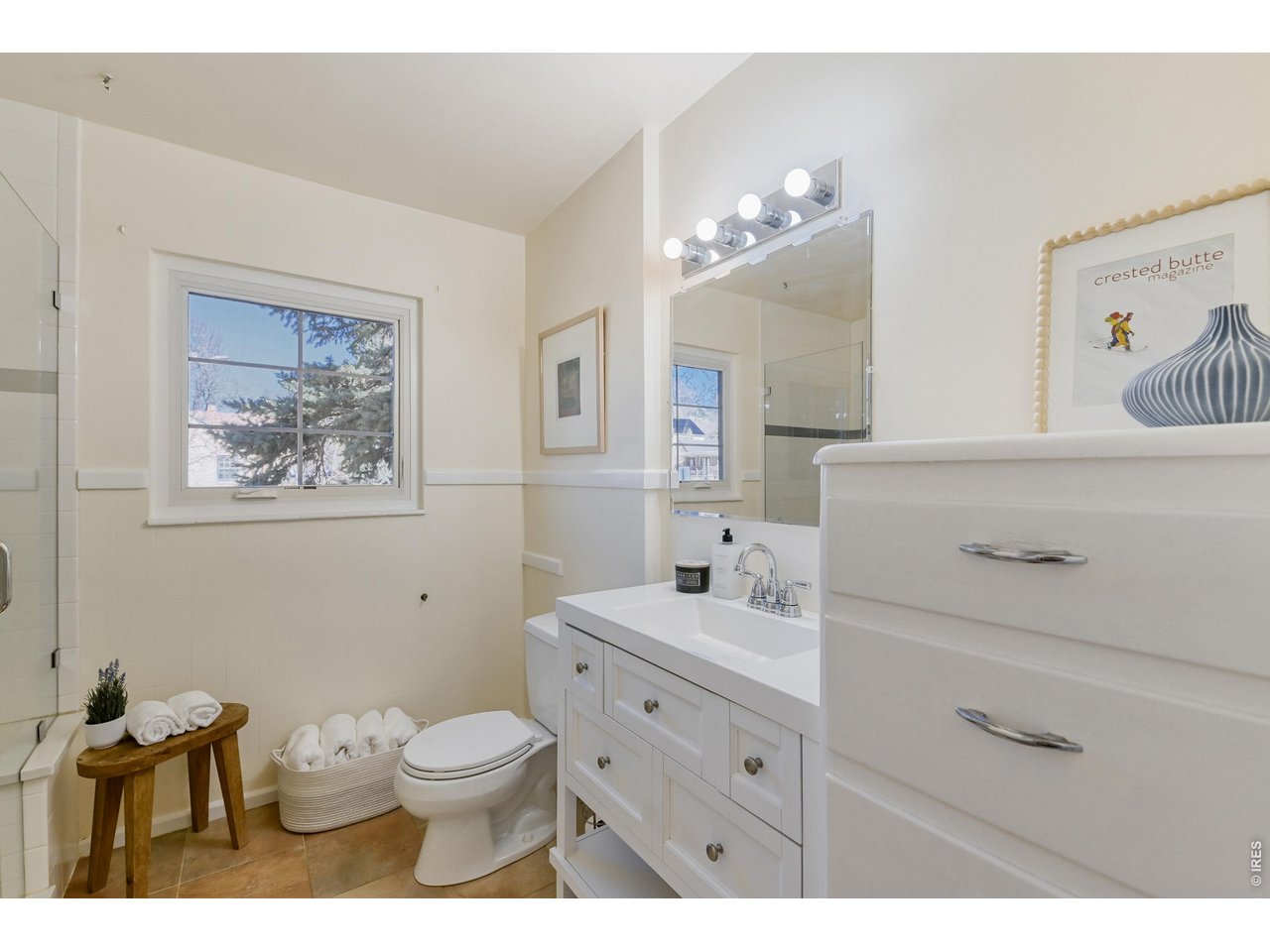 3086 11th Street Boulder, CO 80304 - Photo 16 of 28 Main level full bathroom renovated in 2018