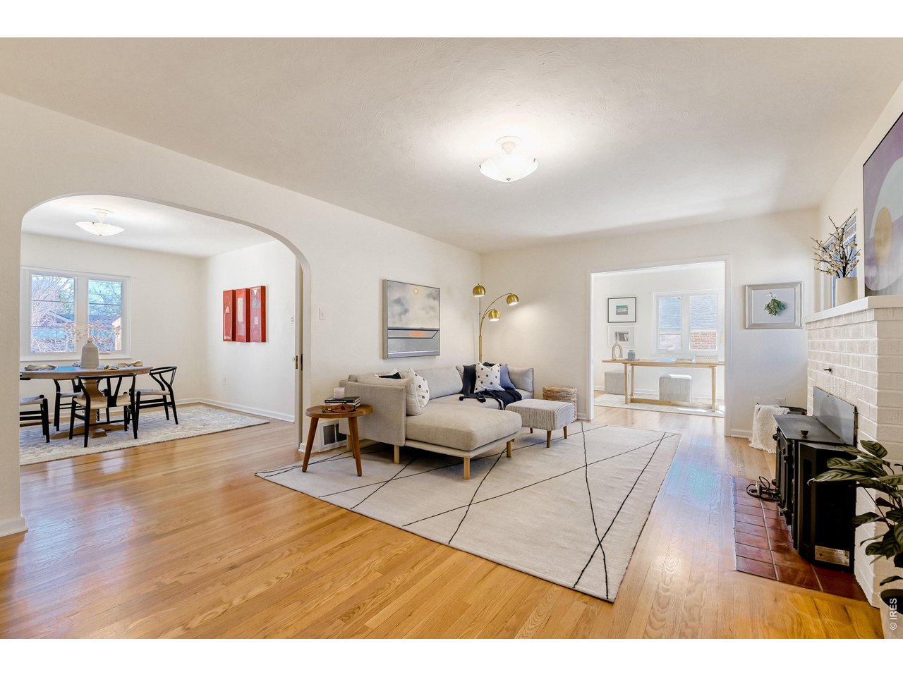 3086 11th Street Boulder, CO 80304 - Photo 4 of 28 Wood floors throughout upper level, fully refinished in 2018