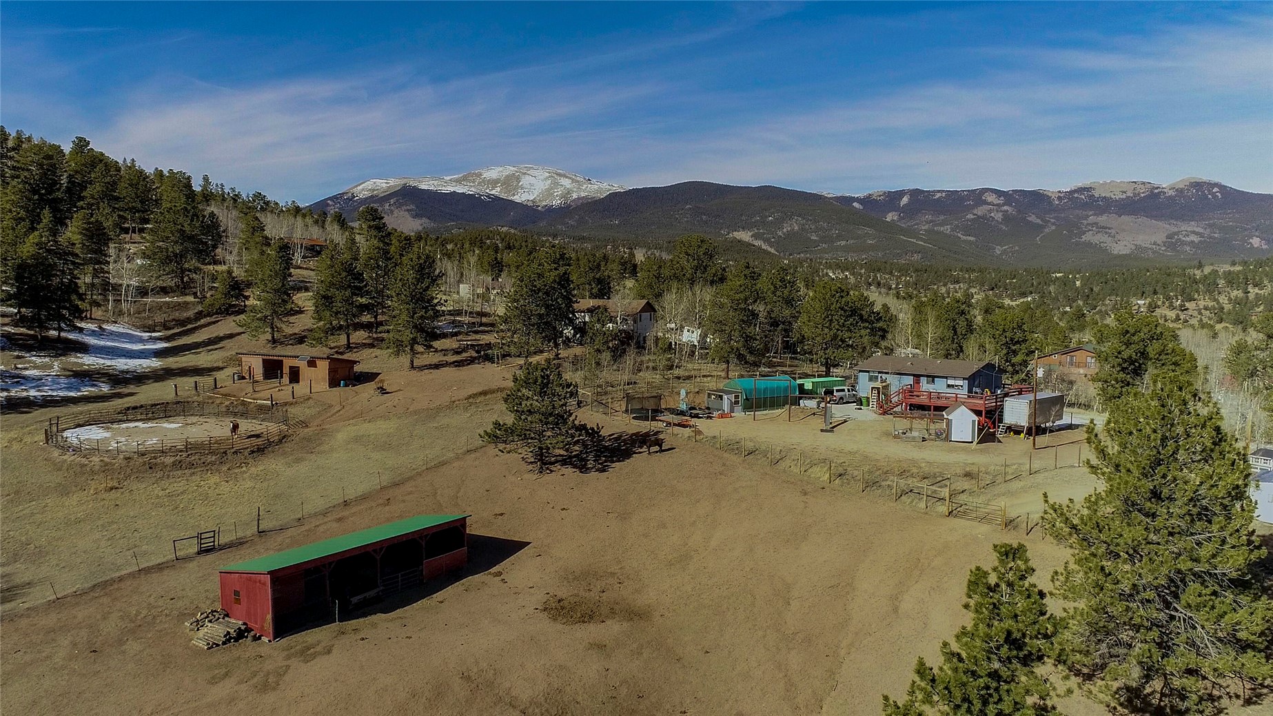 637 Rock Road Bailey, CO 80421 - Photo 24 of 50 Large Loafing Shed