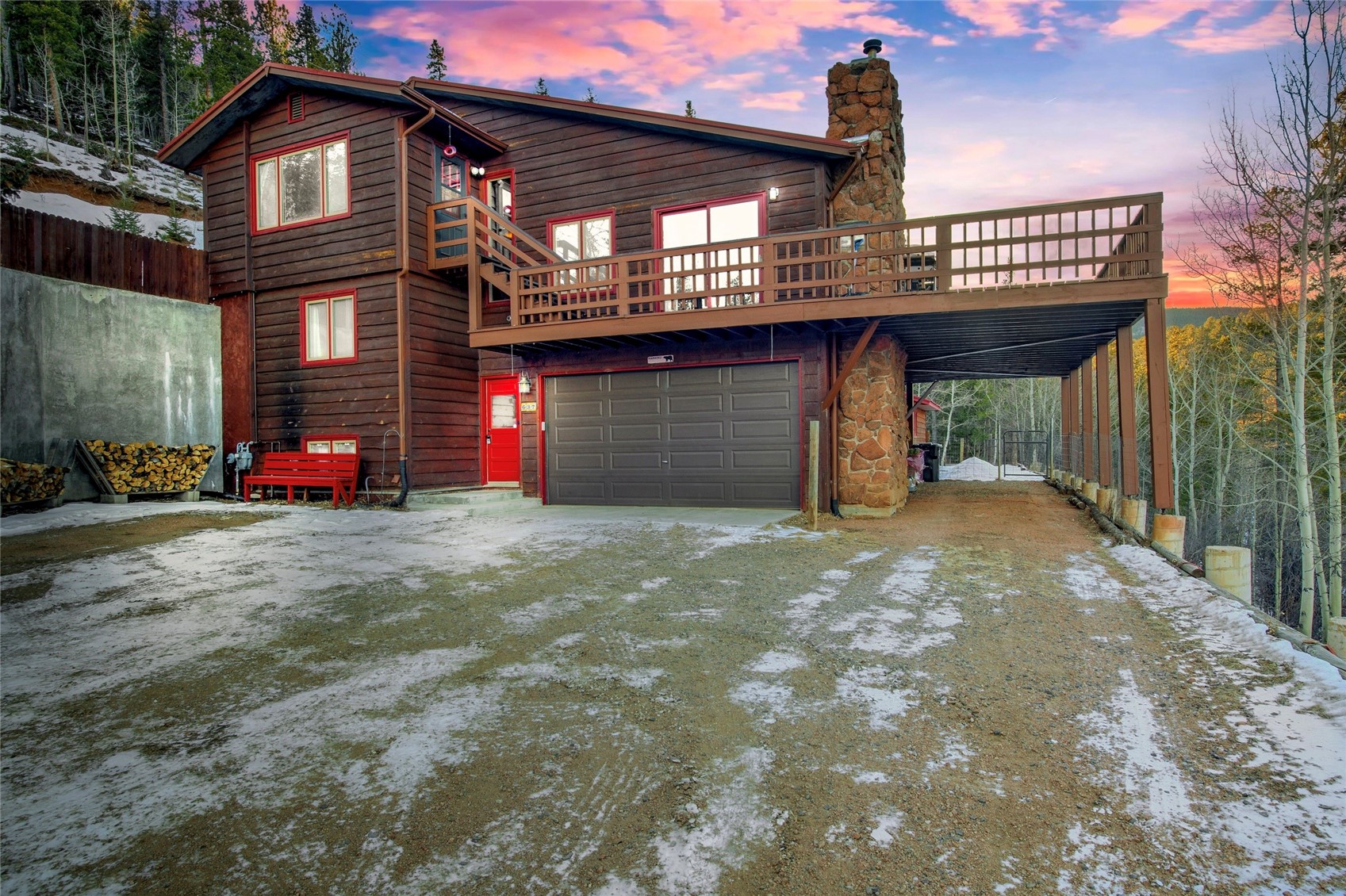 637 Rock Road Bailey, CO 80421 - Photo 4 of 50 2 Car garage with carport and room to park an RV