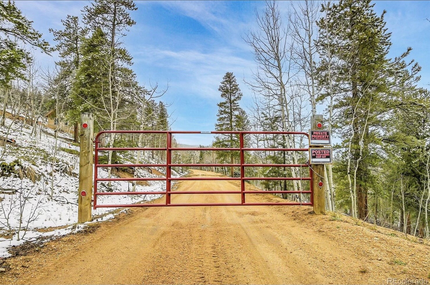 637 Rock Road Bailey, CO 80421 - Photo 49 of 50 Gate at the end of driveway for added privacy