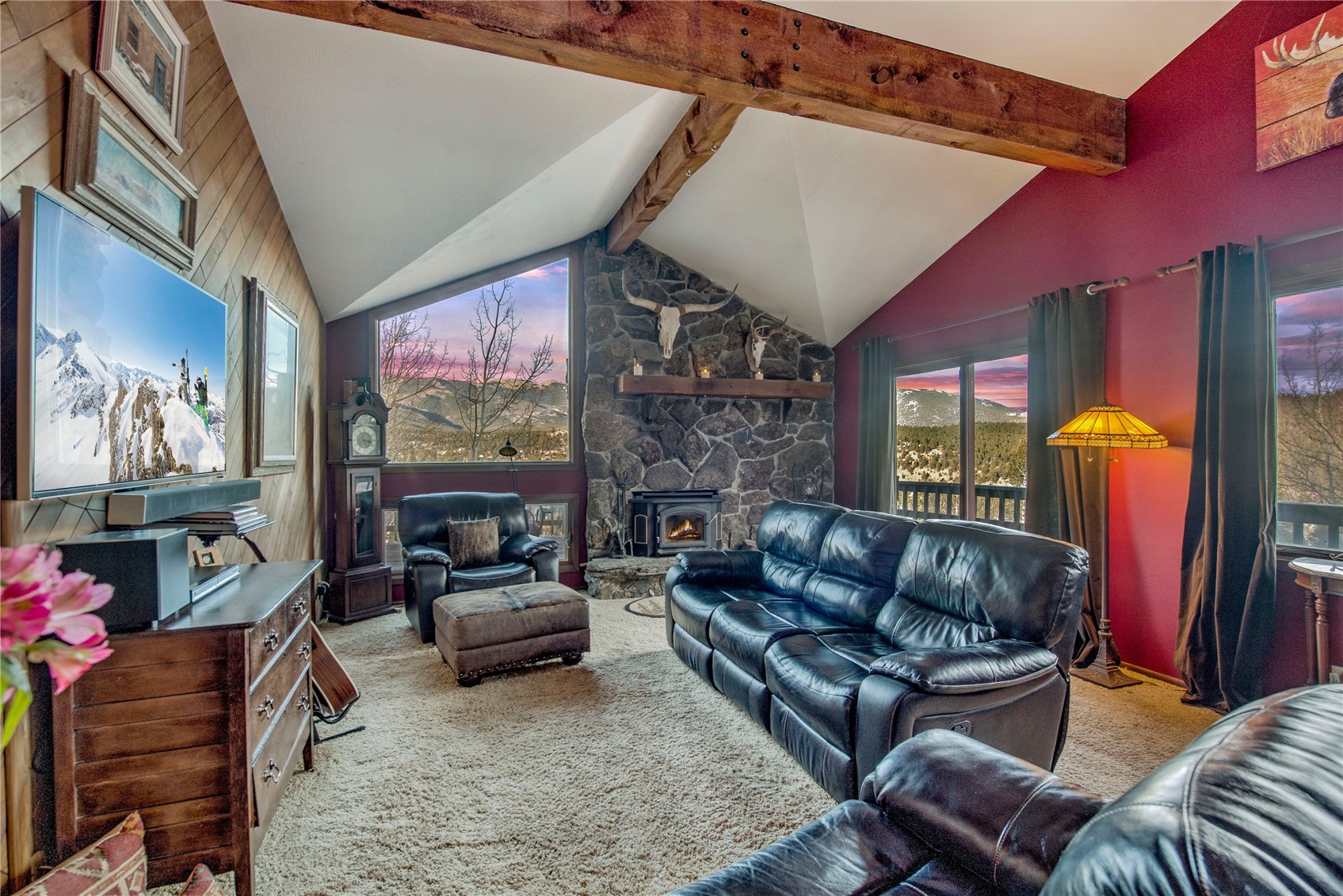 637 Rock Road Bailey, CO 80421 - Photo 6 of 50 Views with direct access to the deck.