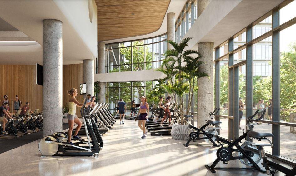 4709 Prock Lane, Unit B Austin, TX 78721 - Photo 15 of 17 a view of a room with gym equipment