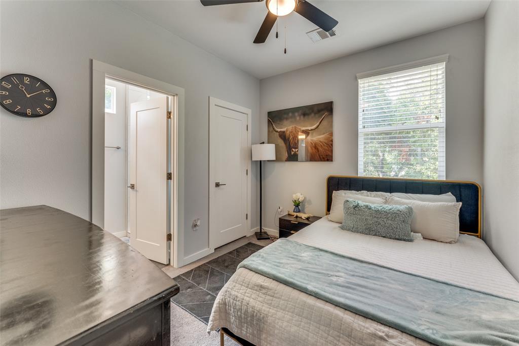 4709 Prock Lane, Unit B Austin, TX 78721 - Photo 9 of 17 a bedroom with a bed and a window