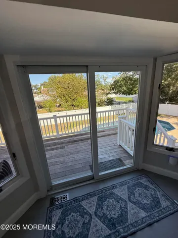 a view of front door