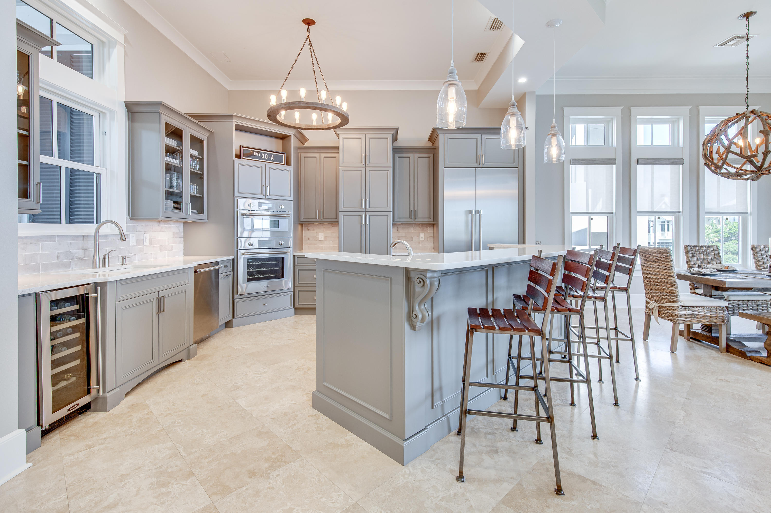 201 West Bermuda Drive Santa Rosa Beach, FL 32459 - Photo 13 of 56 a kitchen with cabinets and window