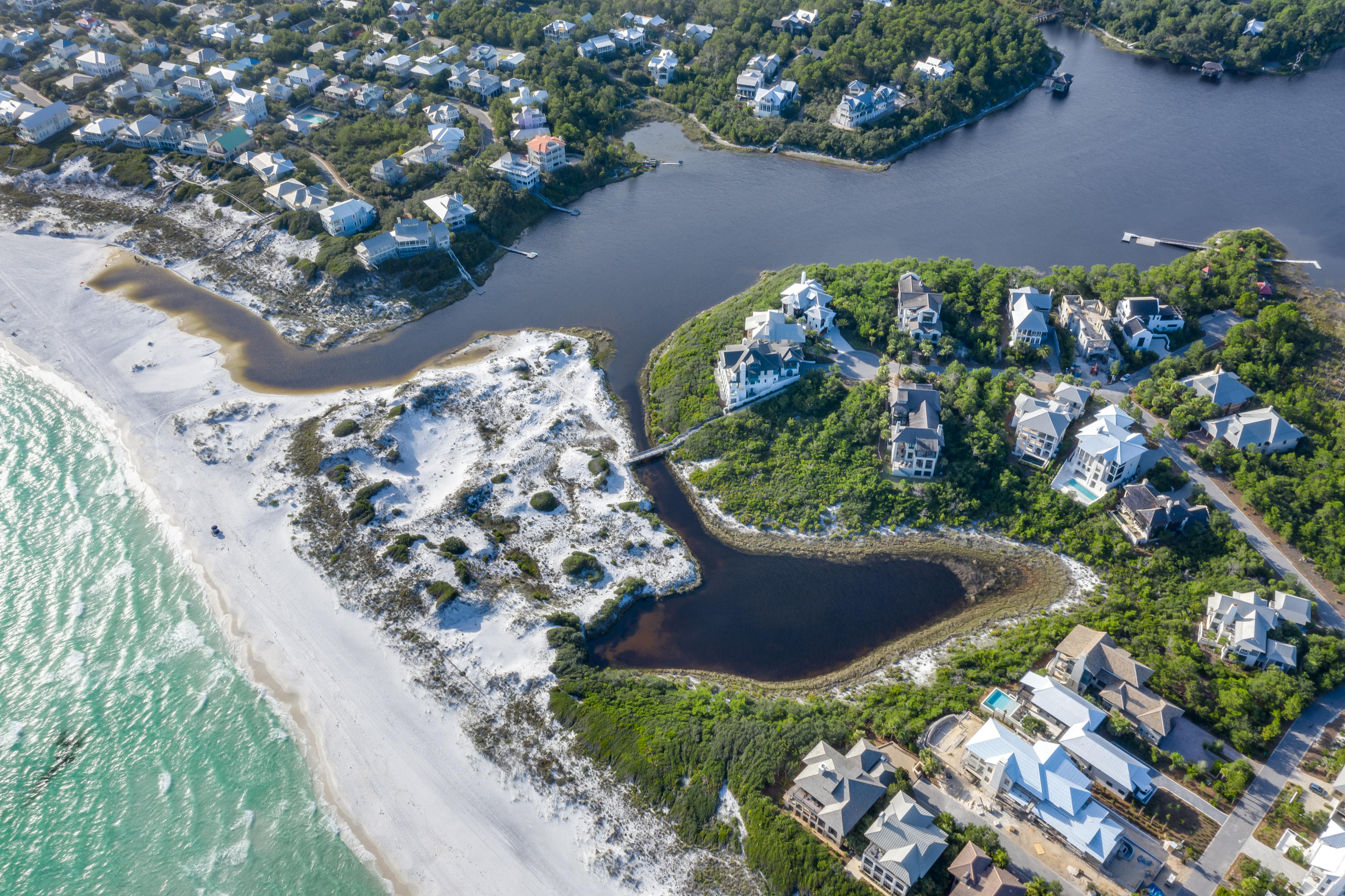 201 West Bermuda Drive Santa Rosa Beach, FL 32459 - Photo 40 of 56 an aerial view of a house