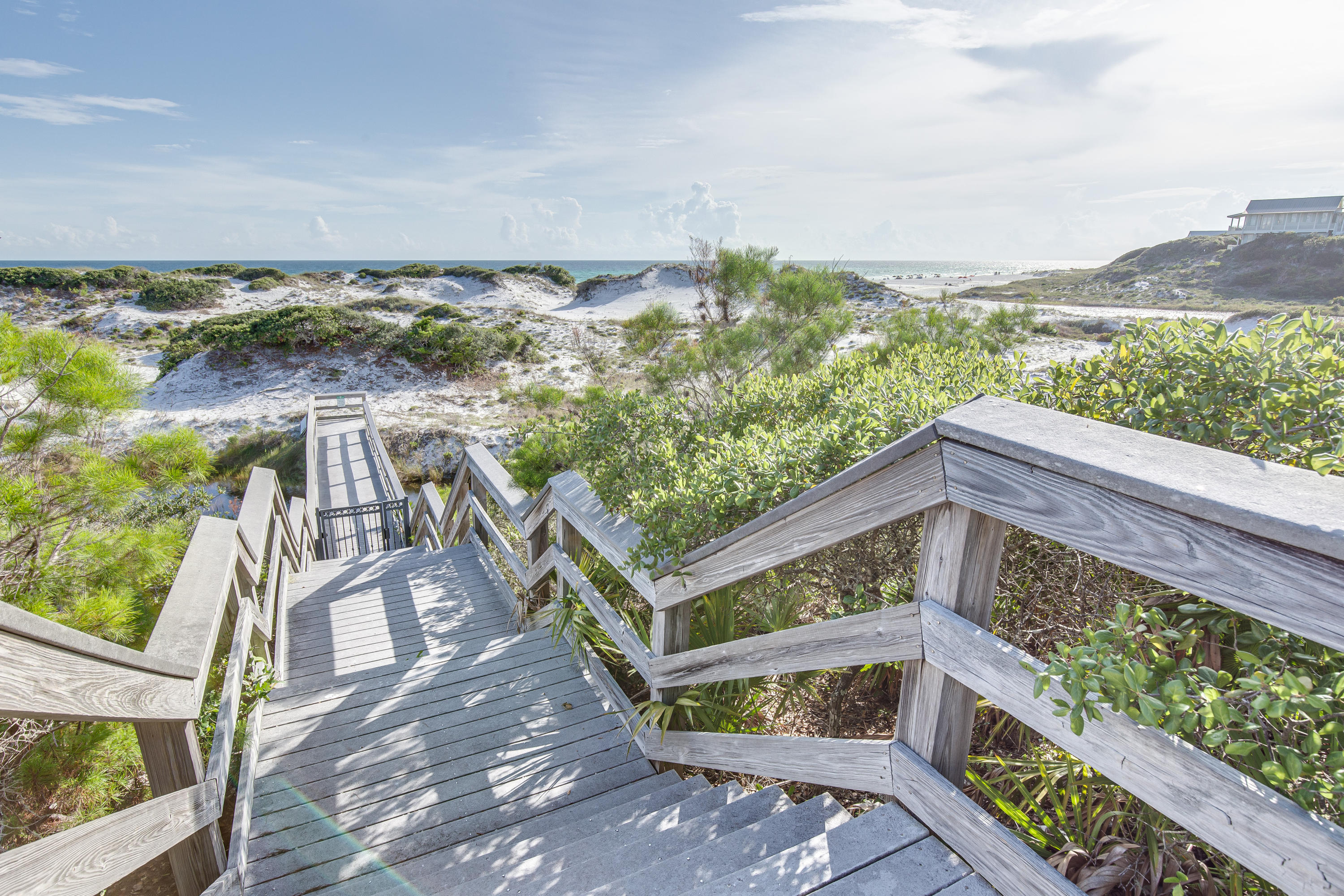 201 West Bermuda Drive Santa Rosa Beach, FL 32459 - Photo 43 of 56 a view of a balcony with an outdoor space