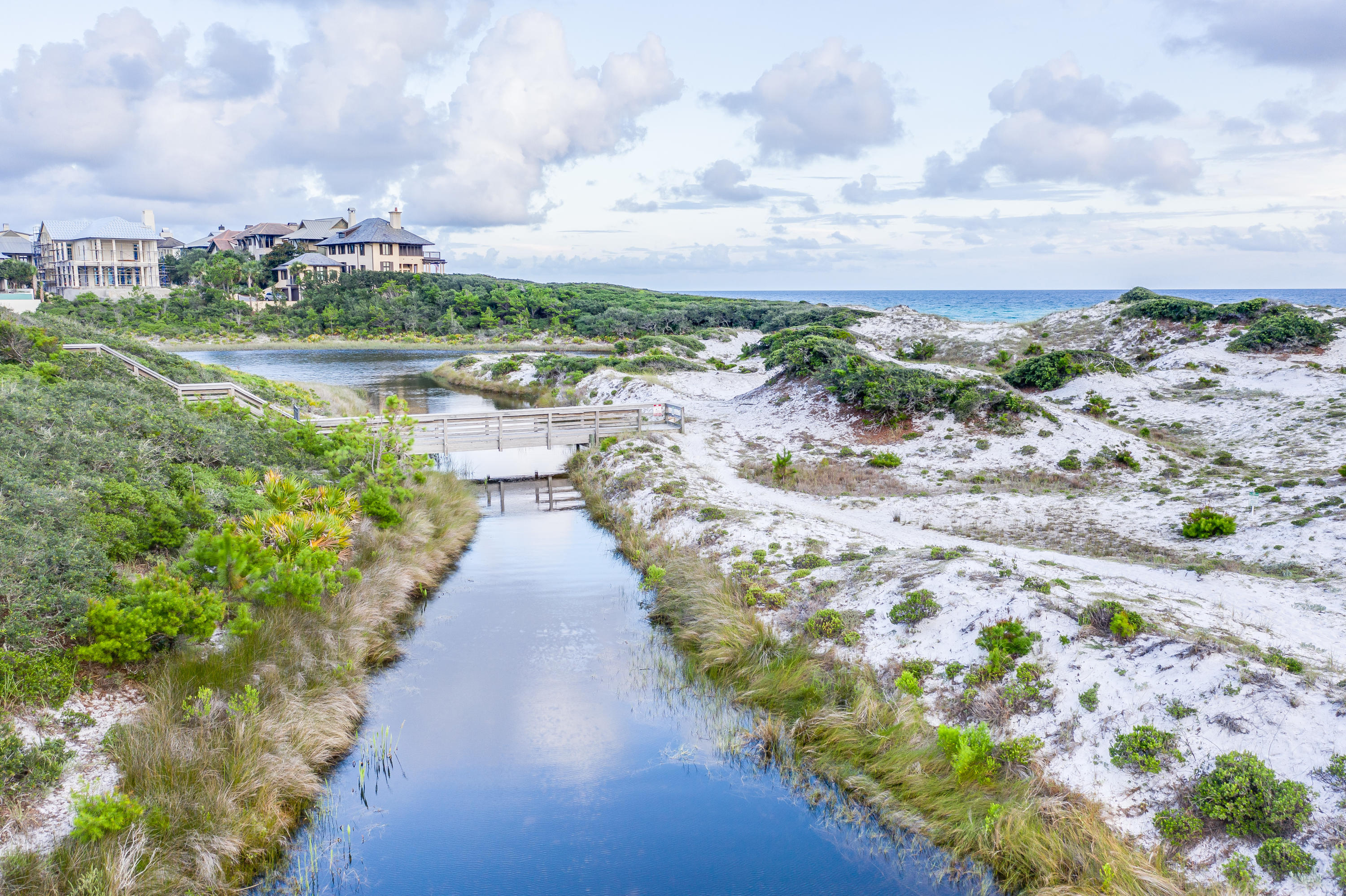 201 West Bermuda Drive Santa Rosa Beach, FL 32459 - Photo 56 of 56 a view of a lake with a big yard