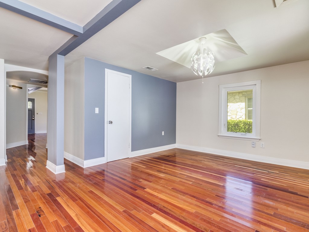 2314 Santa Rosa Street Austin, TX 78702 - Photo 8 of 27 Unfurnished room with light wood-style flooring