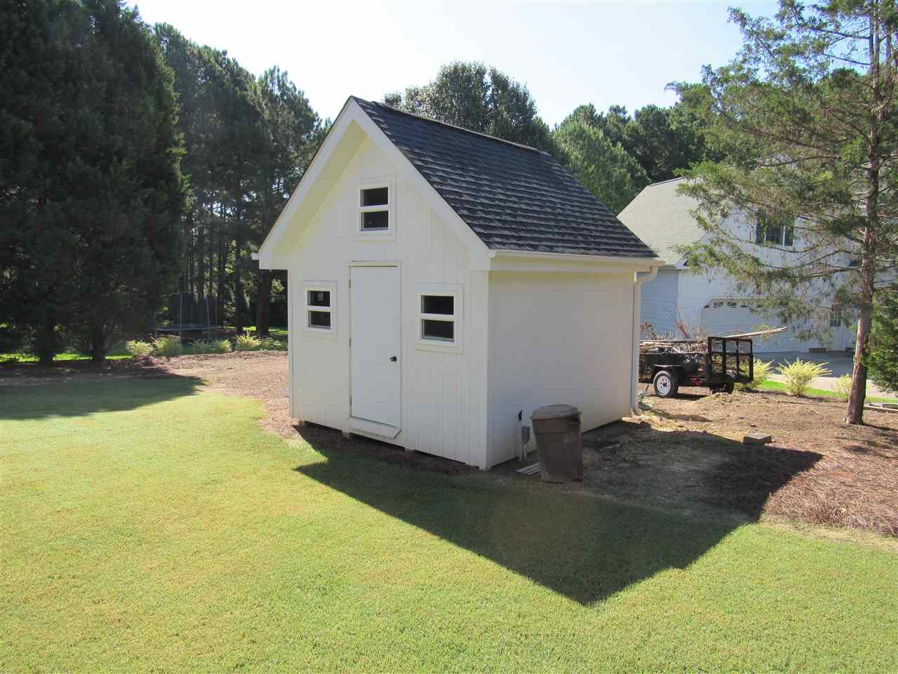 79 Austin Pond Road Clayton, NC 27520 - Photo 21 of 25 Separate Workshop w/ Electric!