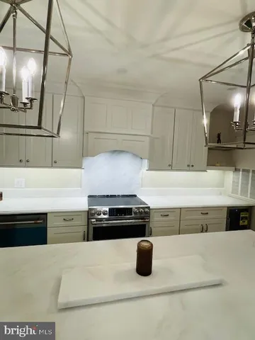 a living room with a fireplace