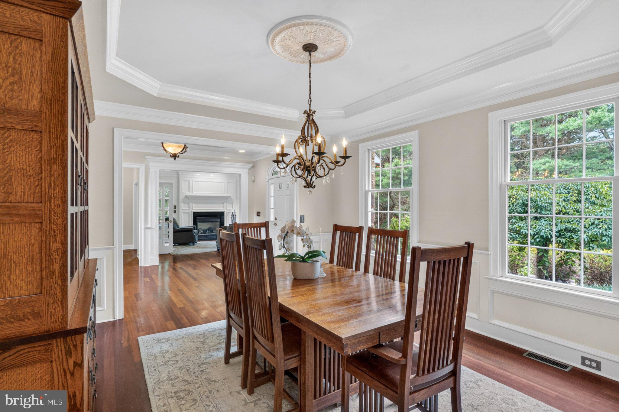 342 Ring Road Chadds Ford, PA 19317 - Photo 18 of 95 Elegant dining space with natural light.