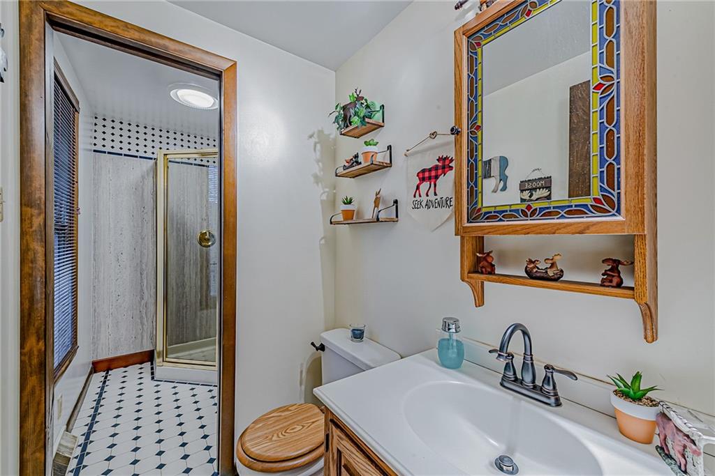 161 Seventh Street Extension Trafford, PA 15085 - Photo 9 of 23 a bathroom with a sink and a mirror with toilet