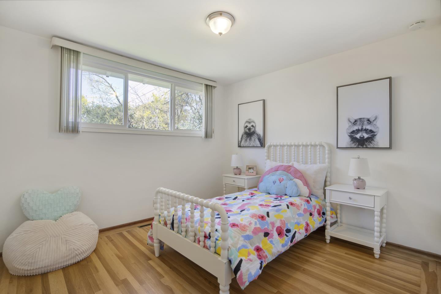 2417 Scanlan Place Santa Clara, CA 95050 - Photo 13 of 22 a bedroom with a bed and wooden floor