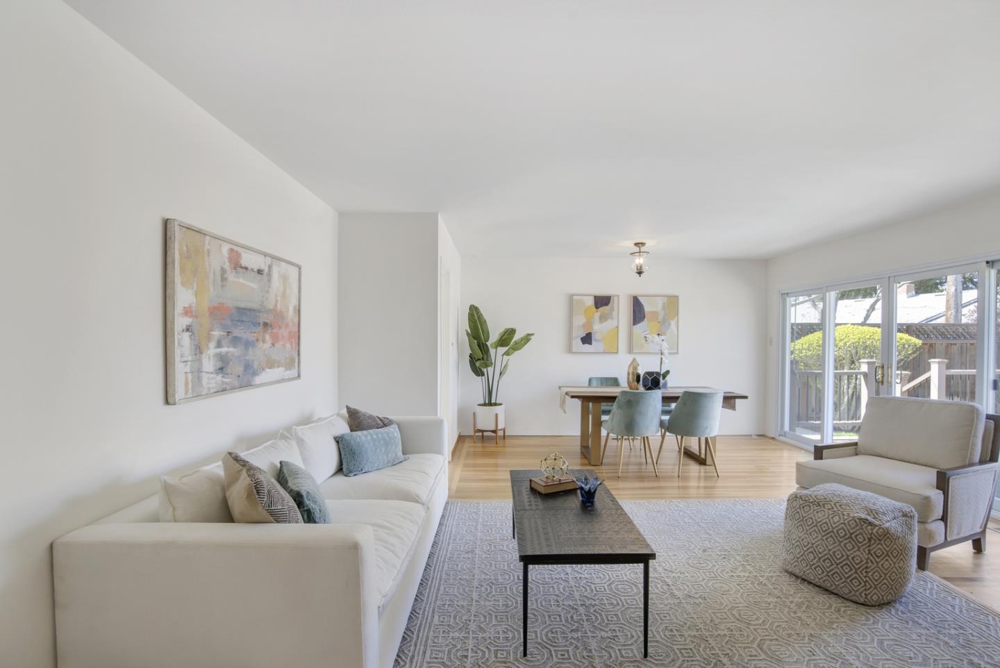 2417 Scanlan Place Santa Clara, CA 95050 - Photo 7 of 22 a living room with furniture and a wooden floor