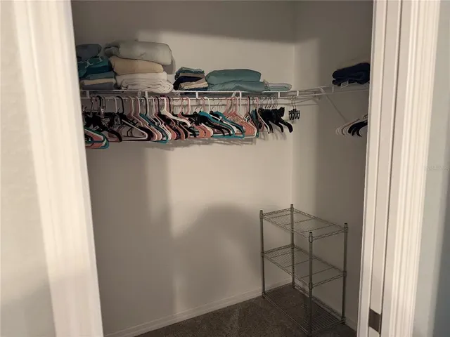 a view of a closet