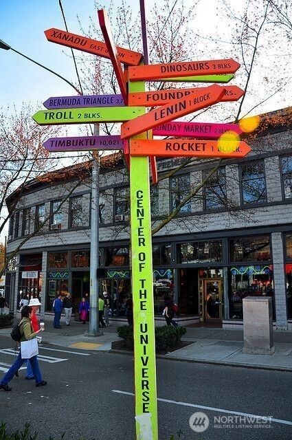 4815 Evanston Avenue North, Unit B Seattle, WA 98103 - Photo 36 of 37 a view of street with shops