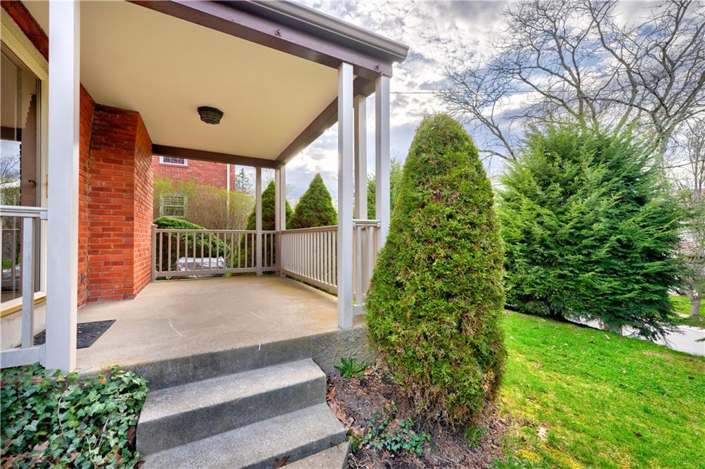 271 Newburn Drive Mt. Lebanon, PA 15216 - Photo 20 of 24 a view of a pathway of a house with a garden