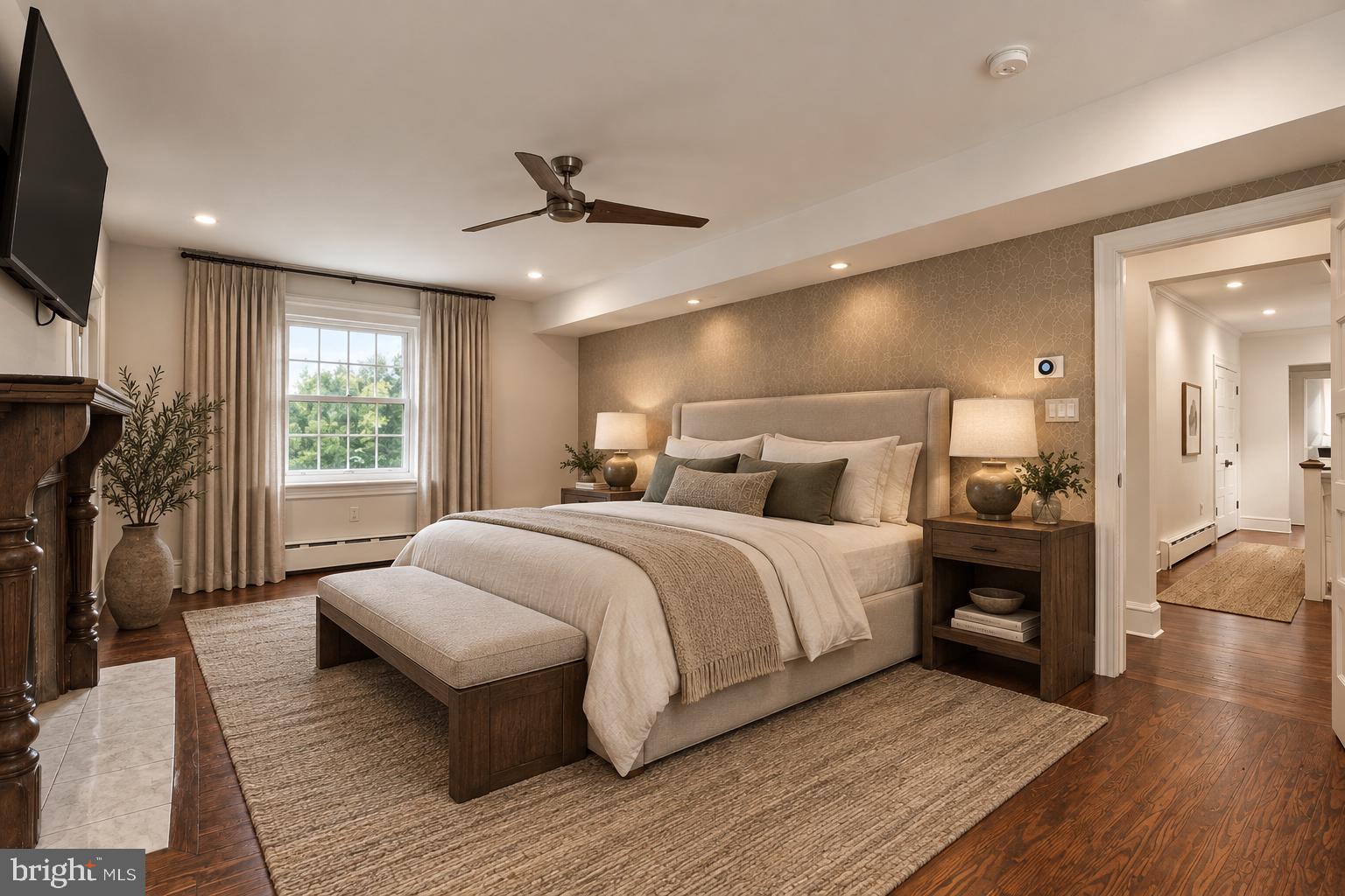 317 Aubrey Road Wynnewood, PA 19096 - Photo 29 of 51 Primary Bedroom AI edited