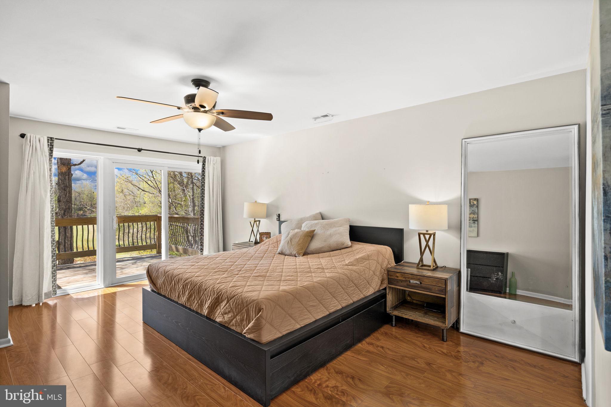 111 Chesterfield Court Locust Grove, VA 22508 - Photo 33 of 97 a bedroom with a large bed a chandelier and windows