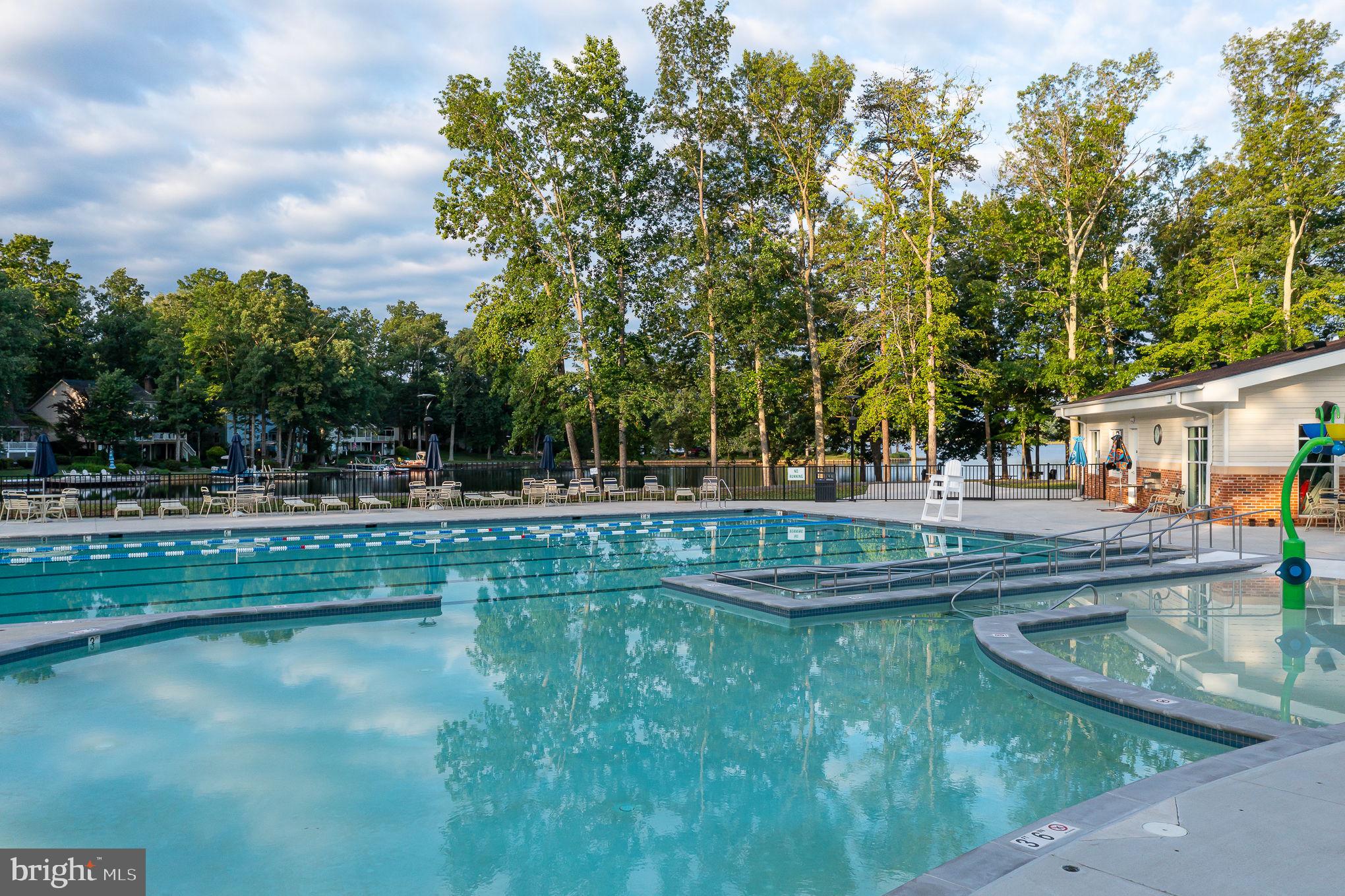 111 Chesterfield Court Locust Grove, VA 22508 - Photo 76 of 97 a view of swimming pool with a yard and trees