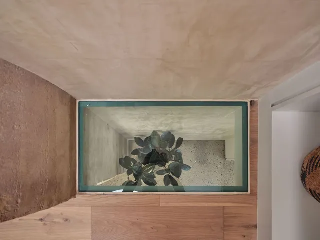 a view of a small space