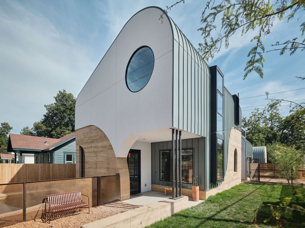 2201 Garden Street Austin, TX 78702 - Photo 5 of 40 a front view of a house with a garden