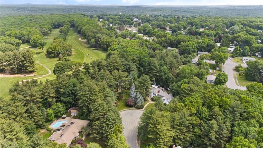 9 Mohawk Lane Lynnfield, MA 01940 - Photo 38 of 42 an aerial view of a house with a yard