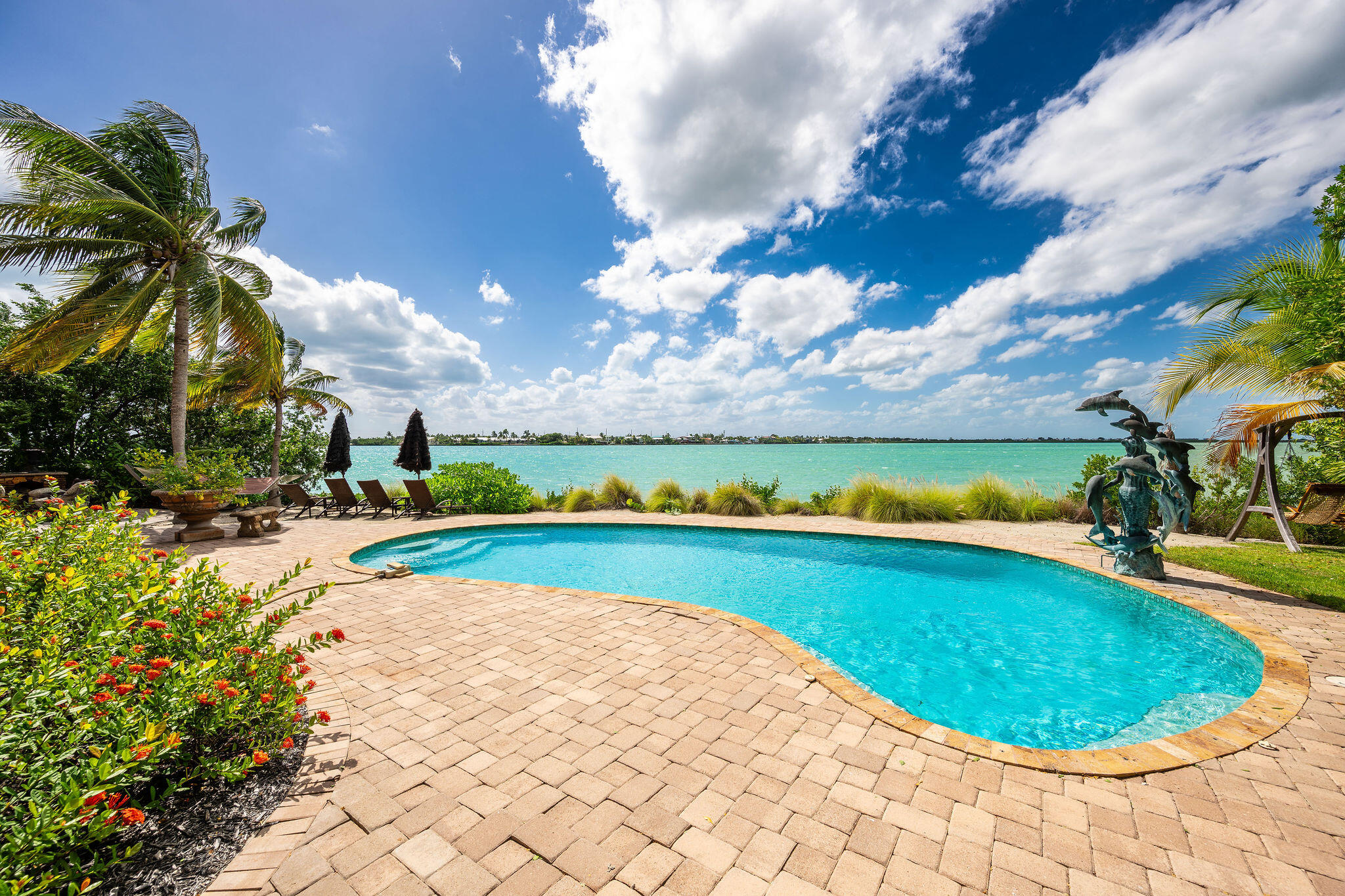 30 Cannon Royal Drive Shark Key, FL 33040 - Photo 44 of 48 POOL WITH WATER FEATURE