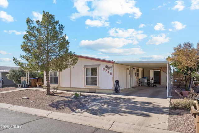 a view of a house with a patio