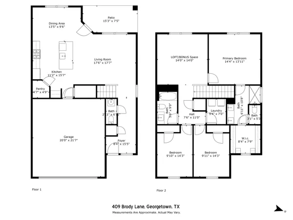 $2,100 | 409 Brody Lane, Georgetown, TX 78626
